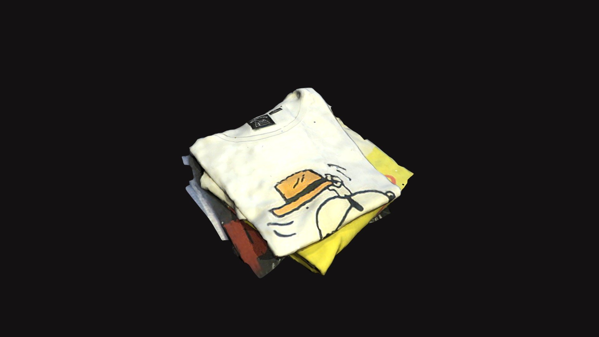 Photoscan of a pile of clothes that was laying on my bed - Pile of Clothes - Download Free 3D model by lyricizt 3d model