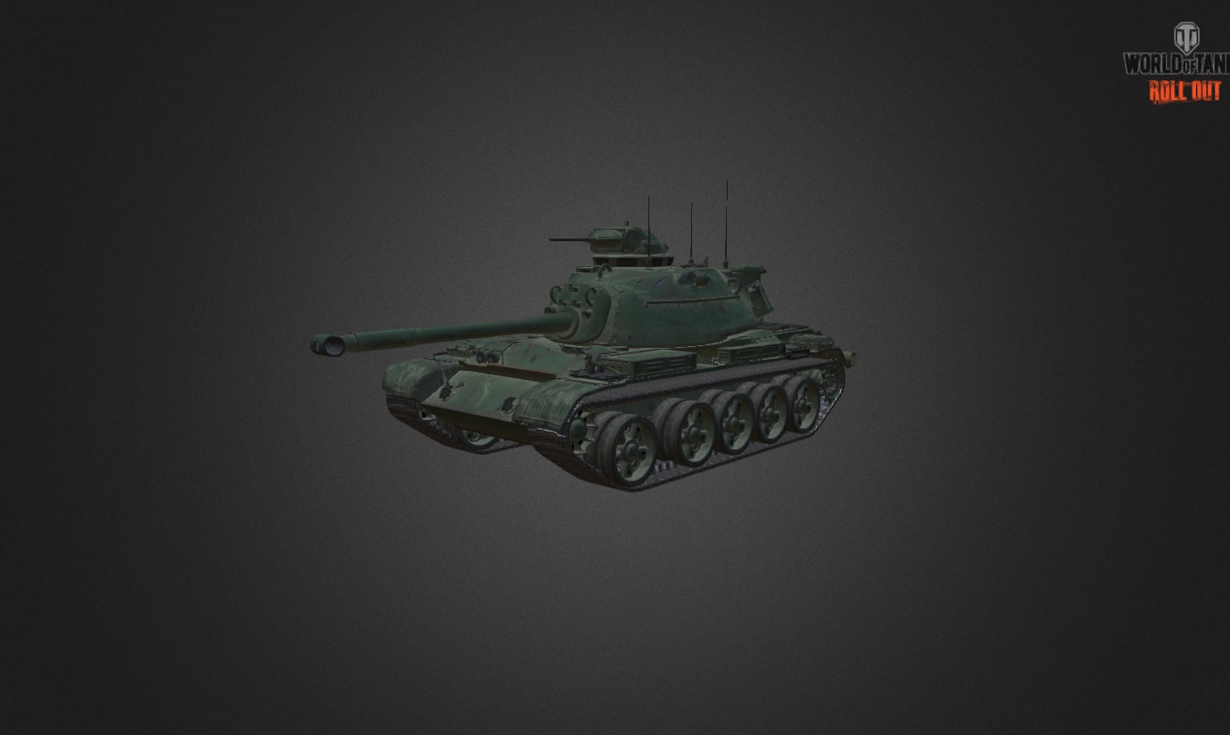 59 Patton - 3D model by Wargaming.net (@wargaming) 3d model