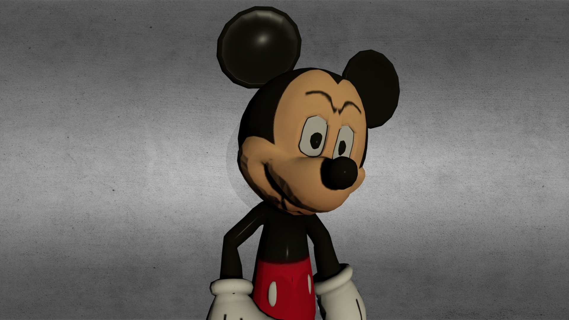 fixed version of jigsaw mickey maybe. also rerig.

credits:
Model and BTM by Squeaks D'Corgeh - FNaTI: BTM: Forgotten Mickey - Download Free 3D model by MinionPapoy 3d model