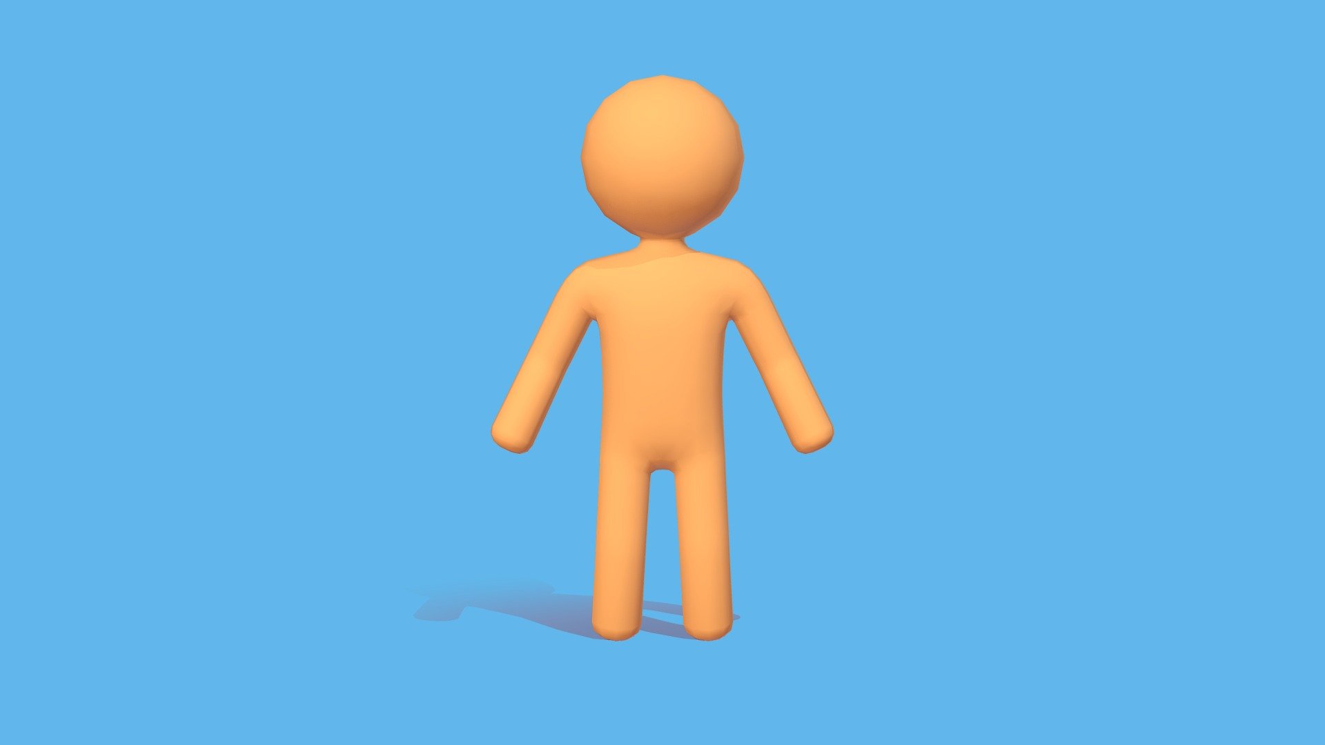 Simple stickman character used for a hypercasual video game project, which had the functionality of being a miner and excavating a level to continue advancing in the game.

Rigged made in blender with the AutoRig Pro Add-on and exported in FBX file.

FILES




Blender Native.

FBX exported.

PNG texture.

You can download this character in the following link DOWNLOAD - CHARACTER STICKMAN - 3D model by thcyrax (@thcyrax3D) 3d model