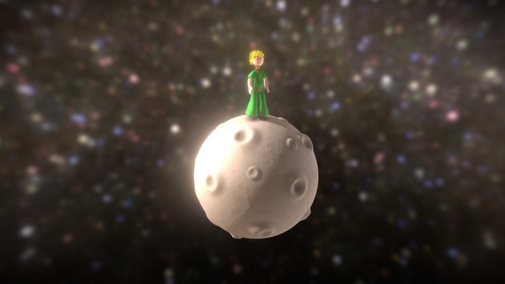 Created with ShapeLab - Le Petit Prince - Download Free 3D model by Shapelab 3d model