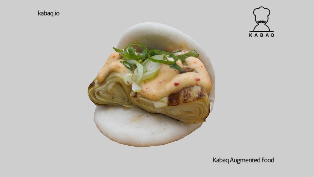 BunSmith - Grilled Baby Artichokes Bun - BunSmith - Grilled Baby Artichokes Bun - 3D model by Kabaq Augmented Reality Food (@kabaq) 3d model