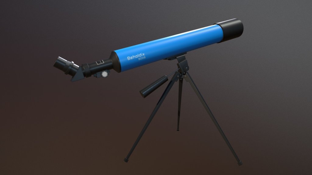 Telescope - 3D model by lystopad.dm 3d model