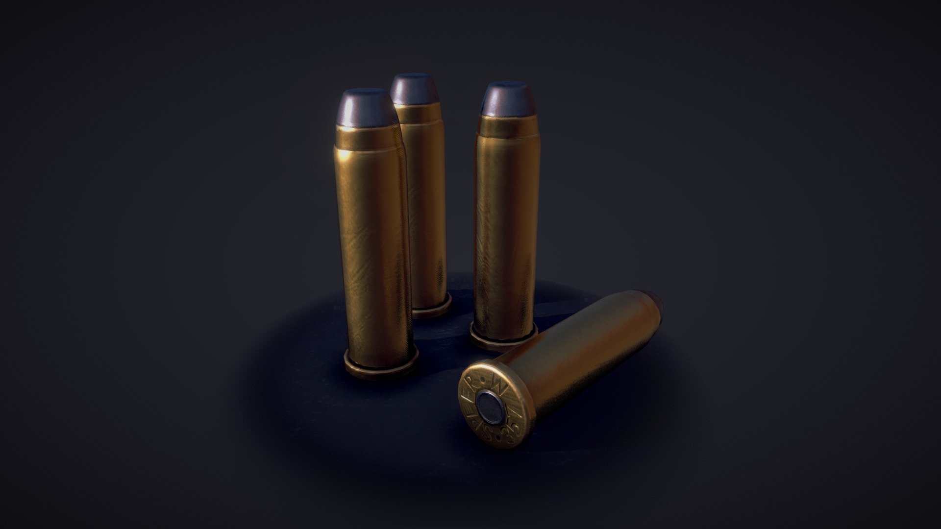 357 magnum bullets - 357 magnum bullets - Download Free 3D model by Damian Joseph (@Dmaanji.hopes) 3d model