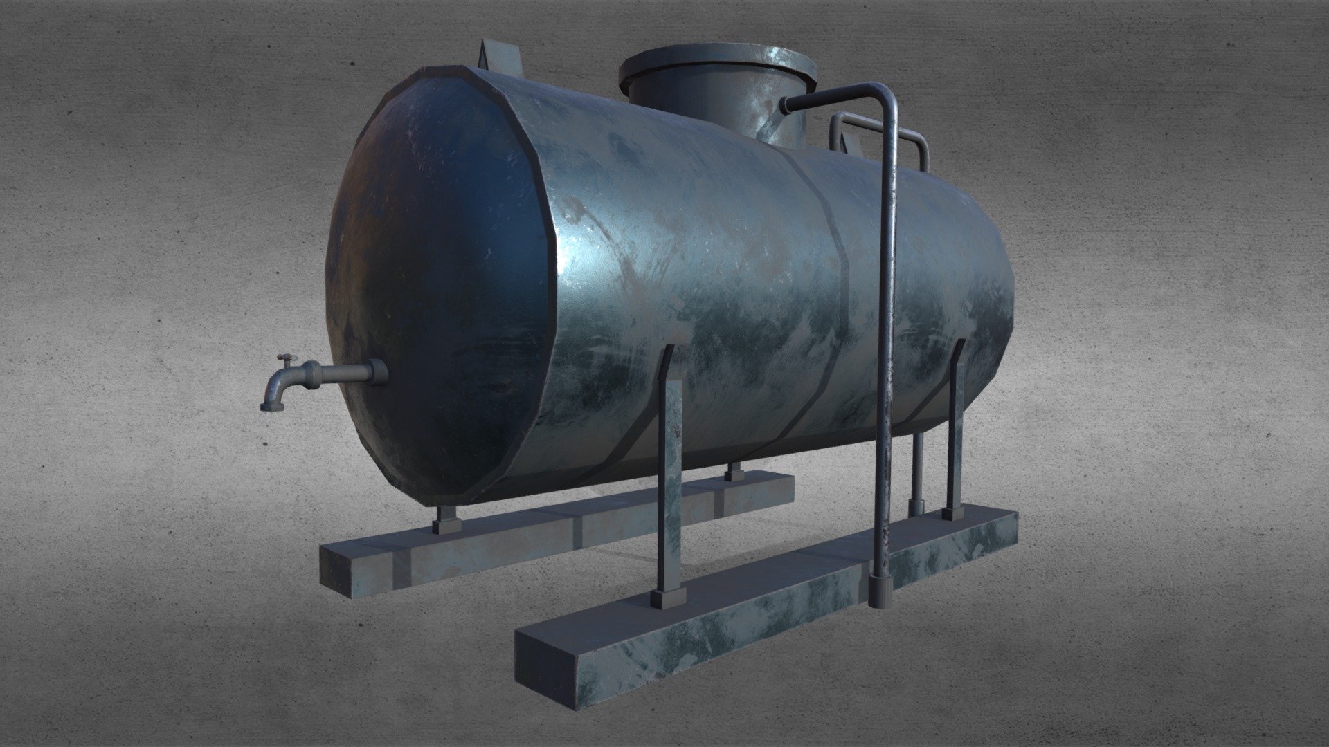 A realistic water tank with high-quality 2k resolution textures with weathering and rust finishes.




2K PBR Texture included 
-Non-Overlap UV
-Low-Poly
-Available in industry-standard file formats such as: fbx, obj, 3DsMax.

Model created with, and native to, 3DsMax 2020
Textures were created in, and exported from, Substance Painter.

Please Fallow Us And dont Forget Comment you Feedback !

Thank YOU :) - Water Tank - Buy Royalty Free 3D model by leonart4d 3d model
