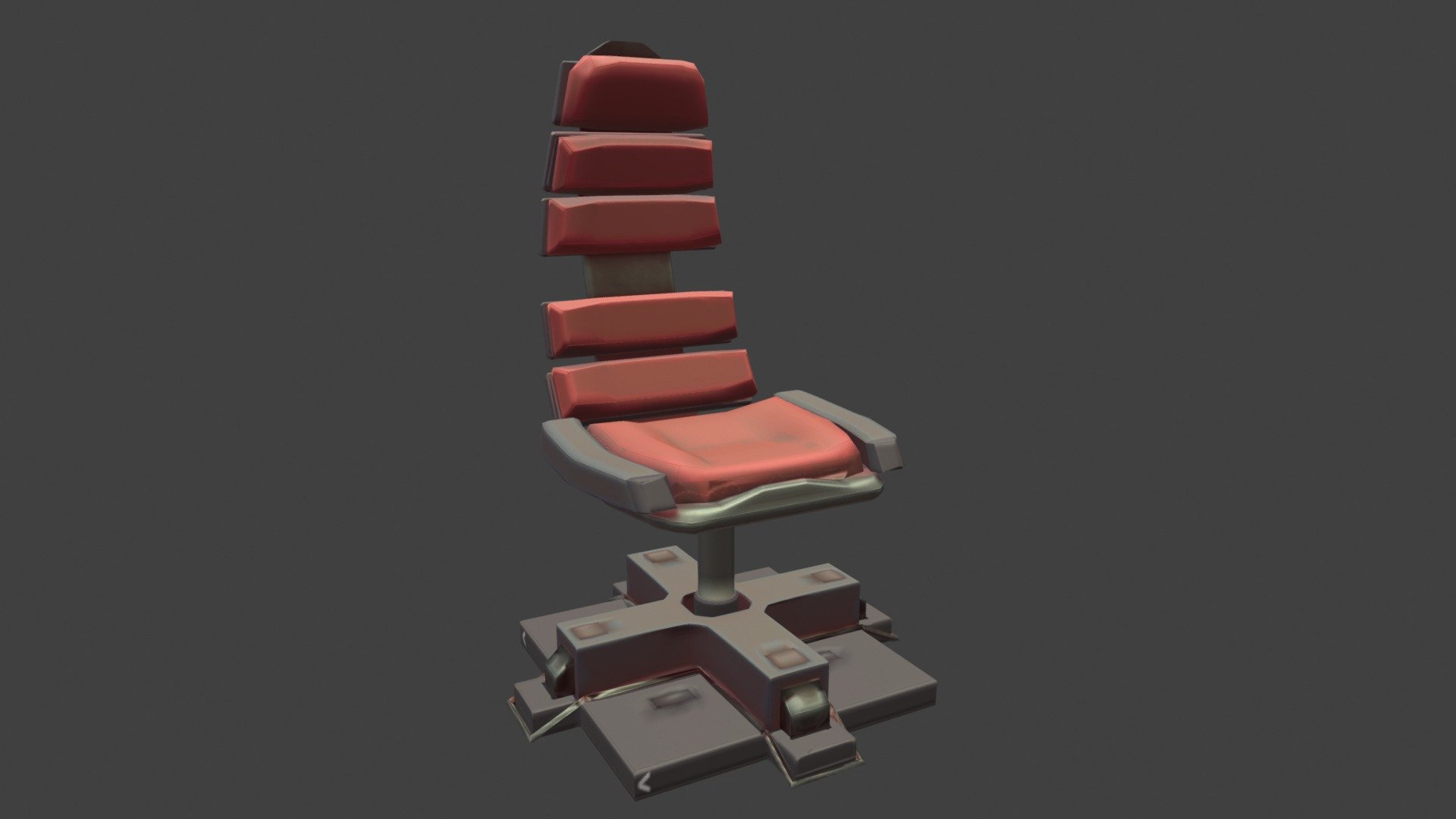 -3D cyberpunk chair for a futuristic videogame

-Made with Maya and Textures in Substance

-Made by @caco_calle - Stylized Sci-Fi Chair - 3D model by Caco Calle (@caco_calle) 3d model