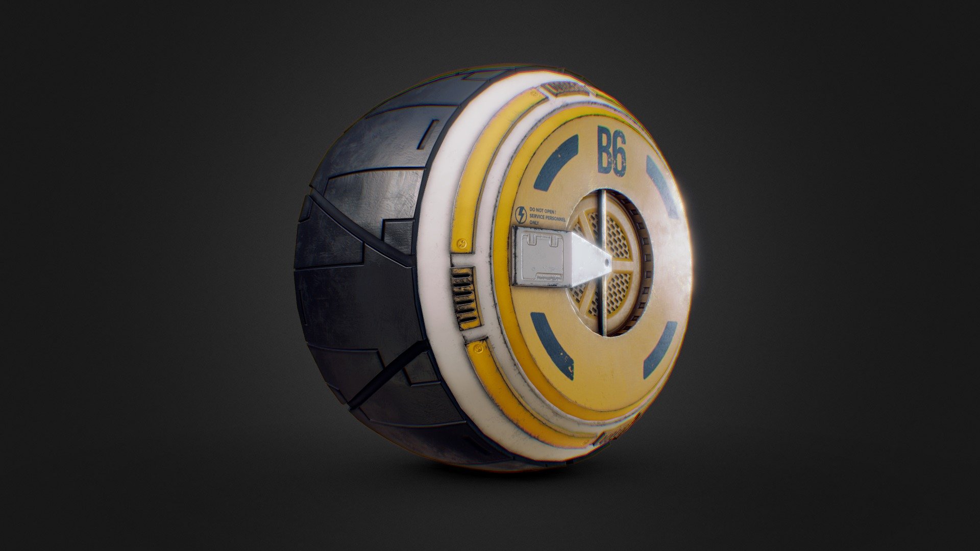 Sci-Fi Wheel - Download Free 3D model by gorzi (@gorzi90) 3d model