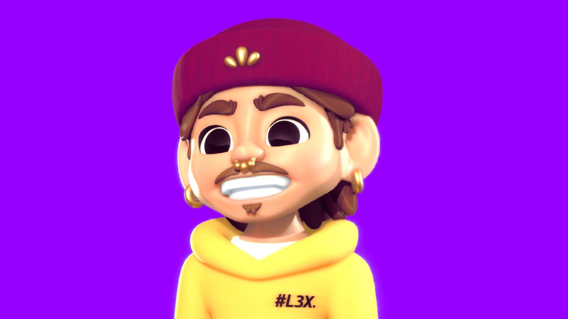 Here's my new profile avatar! The last one was getting old :D 

I made the model in 3Ds Max and the texture in Substance Painter.

I'm also taking commissions so don't hesitate to contact me! - Me! (Profile Avatar) - 3D model by L3X 3d model