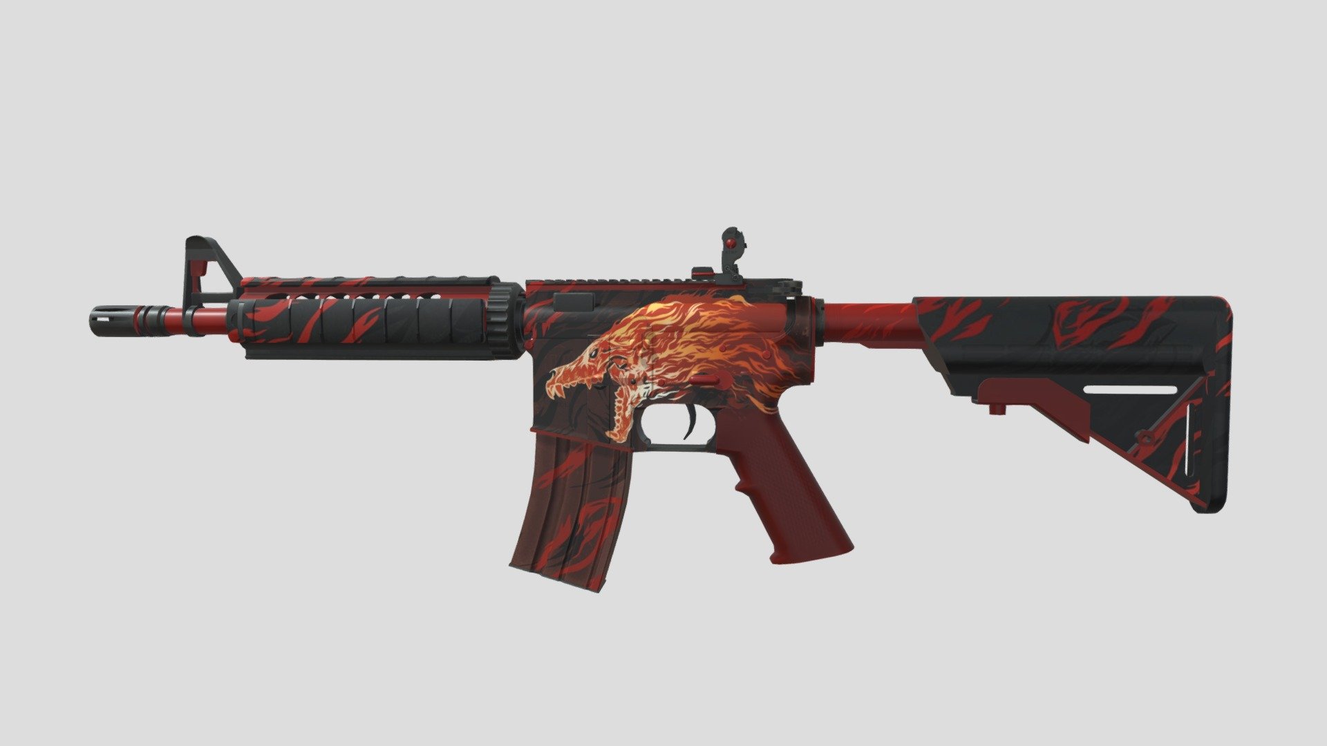 The famous M4A4 Howl straight from CSGO game files. Should be rigged correctly and ready for animation. Hope you enjoy :)

The Hunt Begins

Legal stuff: I do not claim any ownership over this model - M4A4 Howl | CSGO - Download Free 3D model by SirDJCat 3d model