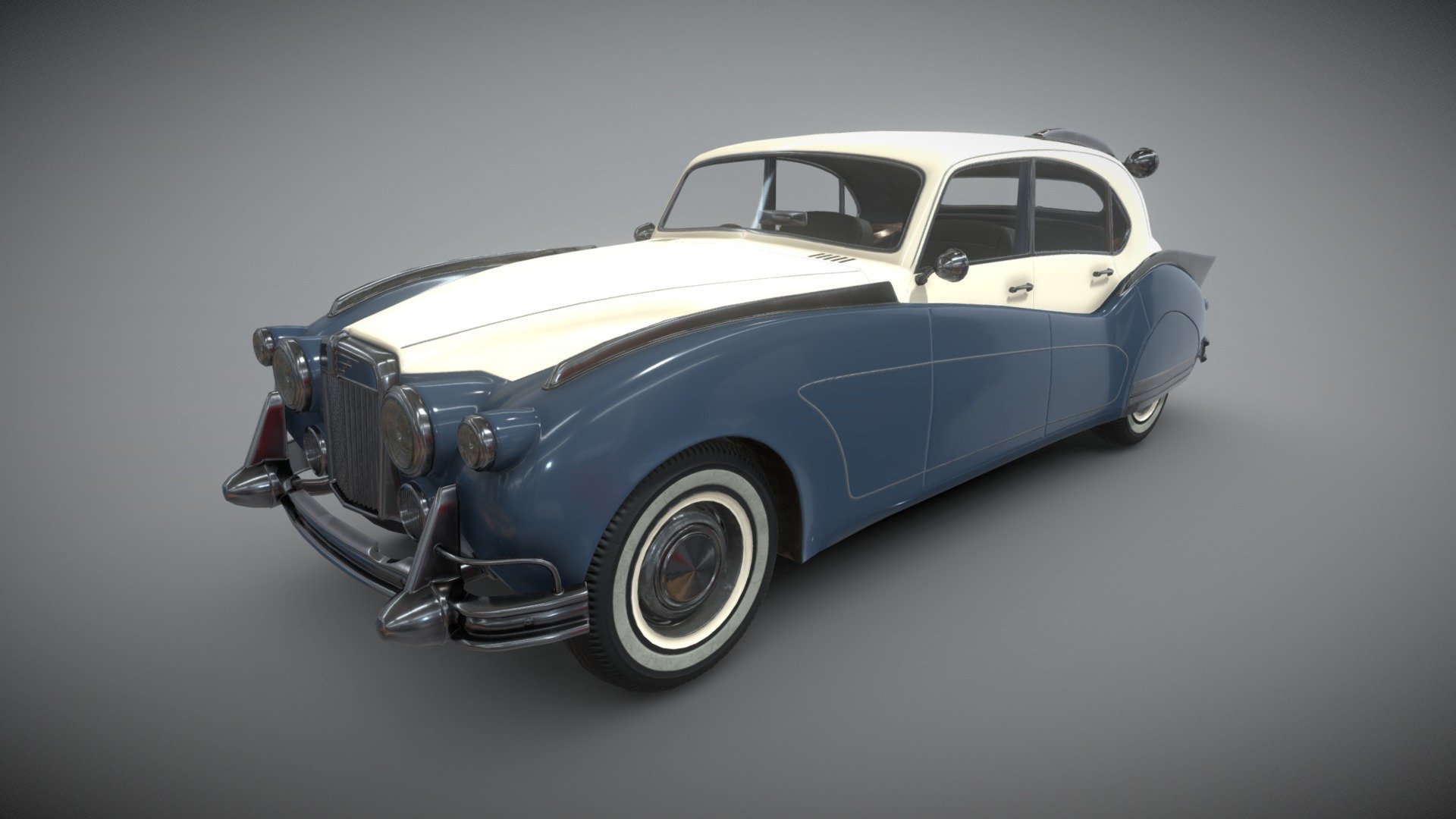 Introducing the Ambassador - a fusion of Atom-Punk inspiration and iconic design! With a perfect blend of design characteristics from iconic prestige cars of the 60’s, this masterpiece exudes class and style.

Crafted using a high-low poly construction method, this model showcases meticulous attention to detail. Enhancing the realism further, it comes with a PBR Metallic / Roughness texture set, where light and shadow interact with precision.

Originally designed for modding purposes, the Ambassador serves as a versatile canvas for creative minds to explore and customize. Fully modeled and operational doors add an authentic touch to your virtual experience.

Discover more of my artwork on ArtStation : https://www.artstation.com/edgeuk90

For a personalized touch, custom color combinations can be accommodated upon request 3d model