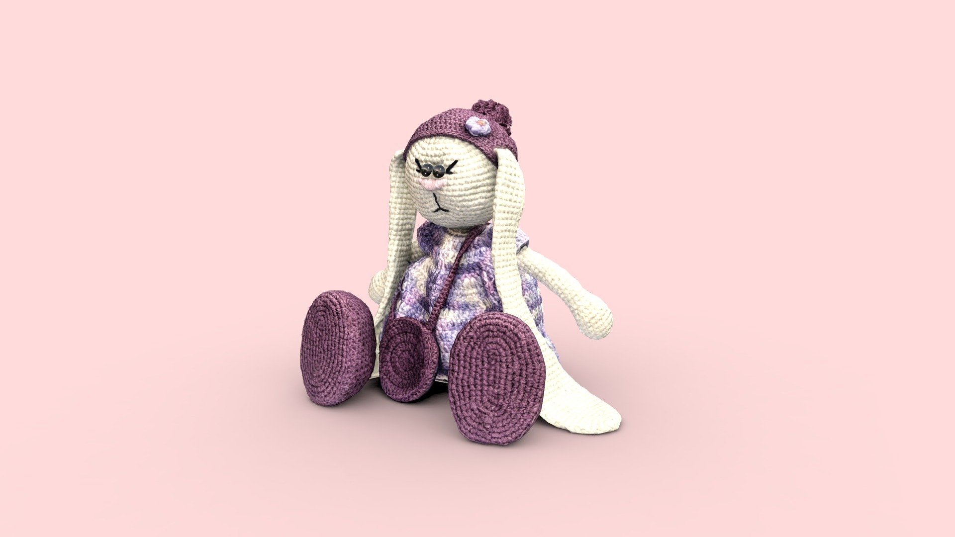 Bunny Soft Toy - 3D model by Dubyk 3d model