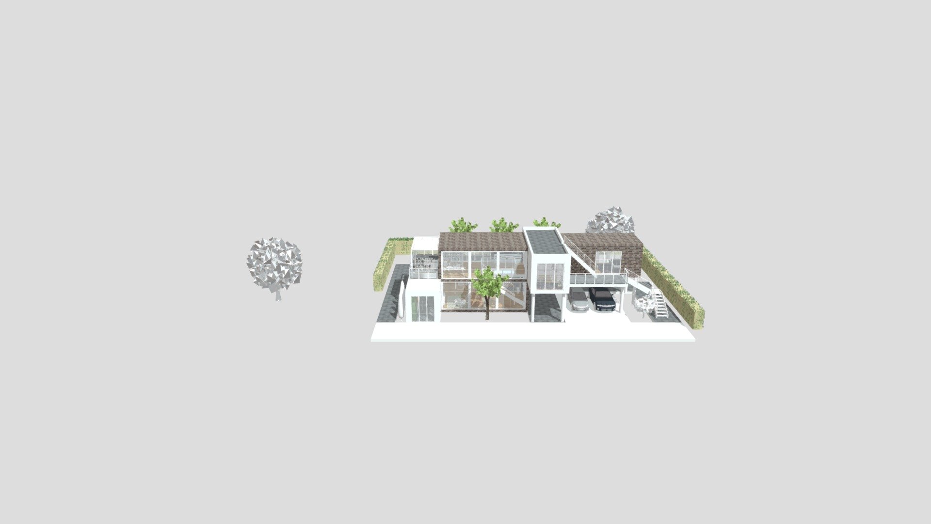 Home Design 3D - Container House - Download Free 3D model by Home Design 3D (@homedesign3d) 3d model