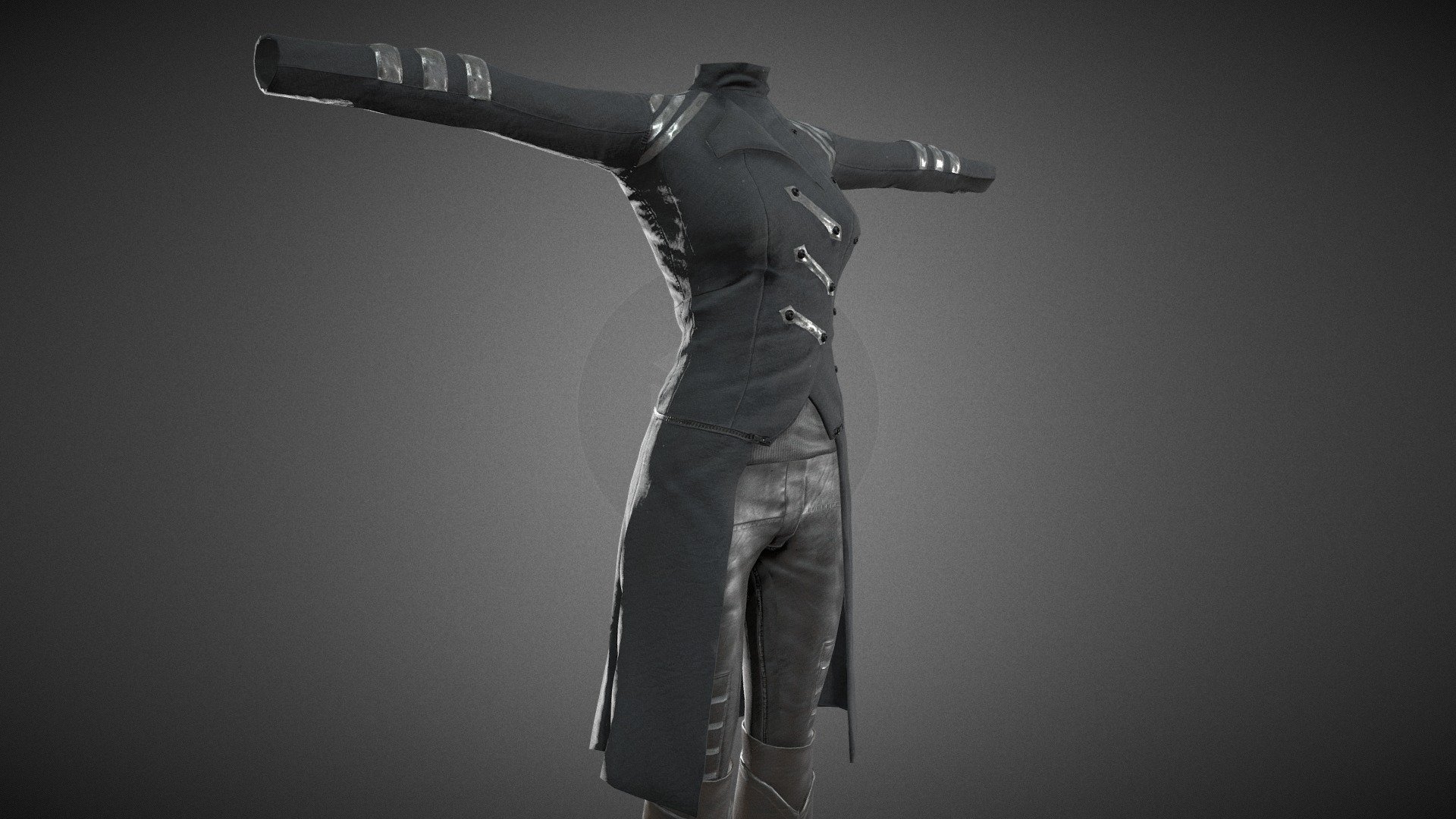 CG StudioX Present :
Female Post Apocalyptic Outfit lowpoly/PBR




This is Female Post Apocalyptic Outfit Comes with Specular and Metalness PBR.

The photo been rendered using Marmoset Toolbag 3 (real time game engine )


Features :



Comes with Specular and Metalness PBR 4K texture .

Good topology.

Low polygon geometry.

The Model is prefect for game for both Specular workflow as in Unity and Metalness as in Unreal engine .

The model also rendered using Marmoset Toolbag 3 with both Specular and Metalness PBR and also included in the product with the full texture.

The product has ID map in every part for changing any part in the model .

The texture can be easily adjustable .


Texture :



ALL Texture [Albedo -Normal-Metalness -Roughness-Gloss-Specular-ID-AO] (4096*4096)

Four objects (Top-Pants-Boots-Shirt) each one has it own UV set and textures.


Files :
Marmoset Toolbag 3 ,Maya,,FBX,OBj with all the textures.




Contact me for if you have any questions.
 - Female Post Apocalyptic Outfit - Buy Royalty Free 3D model by CG StudioX (@CG_StudioX) 3d model