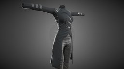 Female Post Apocalyptic Outfit time, leather, cloth, soldier, apocalyptic, ninja, fashion, post, clothes, apocalypse, survivor, woman, real, footwear, outfit, fant, character, female, stylized, clothing