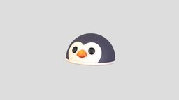 Hat017 Penguin Hat hat, little, style, bird, cap, prop, fashion, penguin, accessory, polar, head, headdress, costume, knit, beanie, wear, arctic, cartoon, animal, clothing