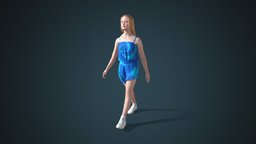Facial & Body Animated Kid_F_0009 people, 3d-scan, photorealistic, rig, 3dscanning, woman, 3dpeople, iclone, reallusion, cc-character, rigged-character, facial-rig, facial-expressions, character, girl, game, scan, 3dscan, female, animation, animated, rigged, autorig, actorcore, accurig, noai