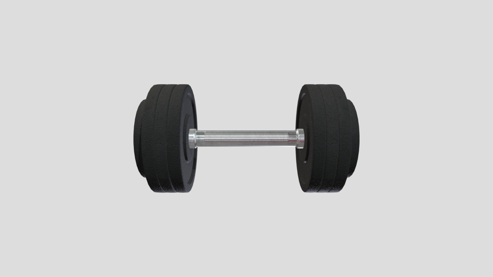 Dumbbell 3D model is a high quality, photo real model that will enhance detail and realism to any of your game projects or commercials. The model has a fully textured, detailed design that allows for close-up renders 3d model