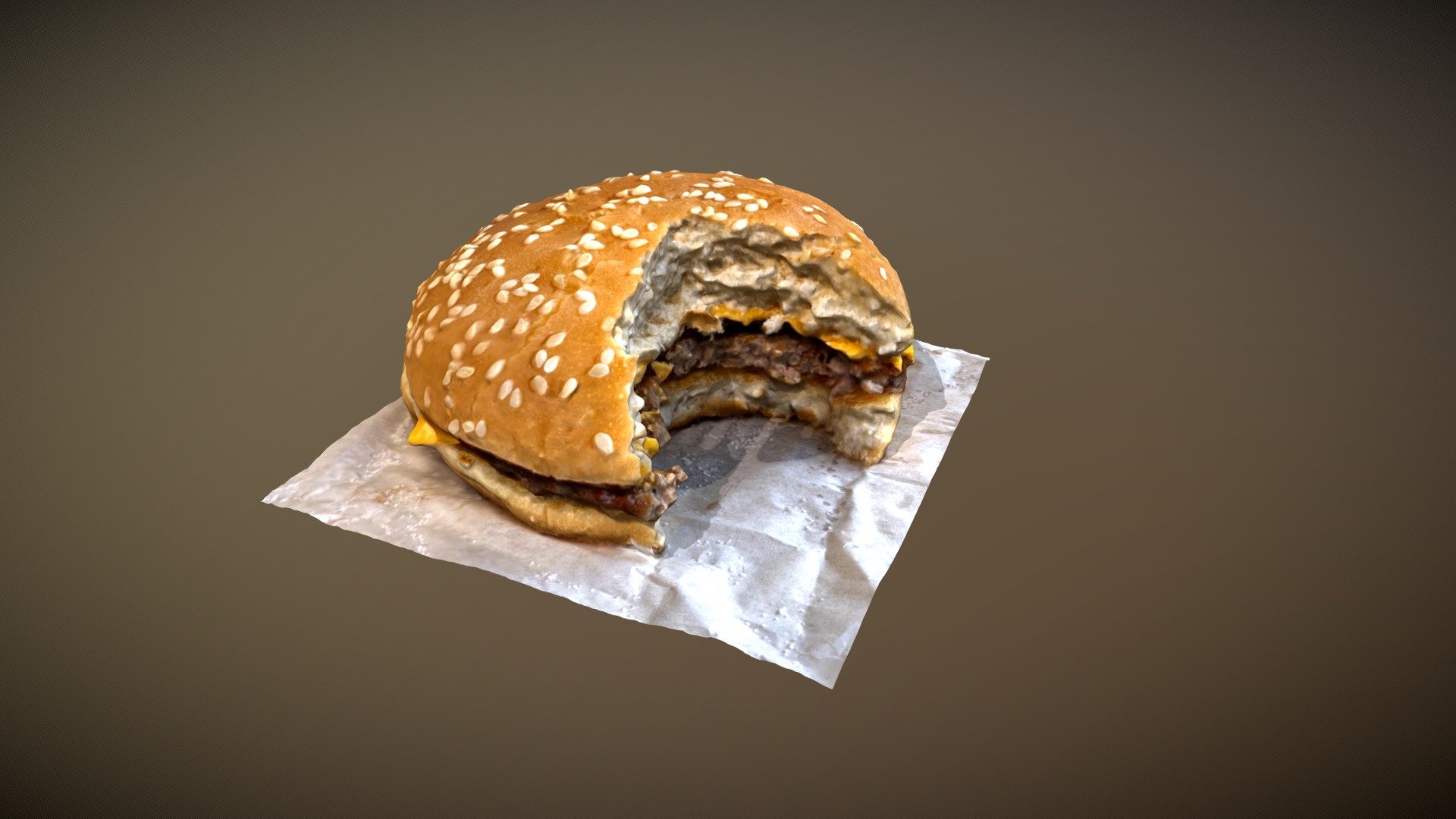 A burger from a fast food chain with a large bite take out of it

Created with Polycam - A burger with a bite taken out of it - Buy Royalty Free 3D model by blackfirefilms 3d model