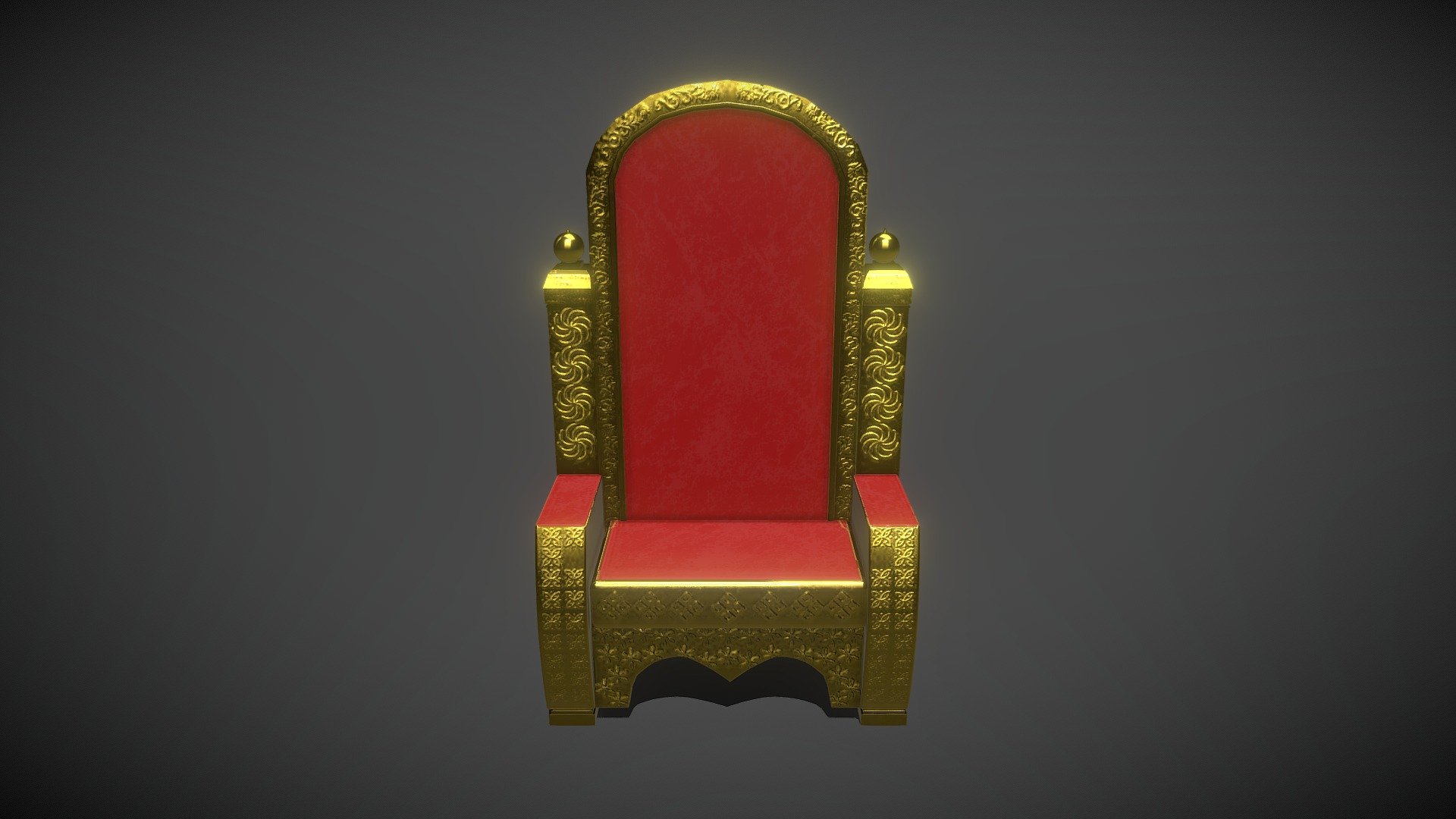 Cultural Historical Throne Chair - Throne Chair - Download Free 3D model by ronchoqa 3d model