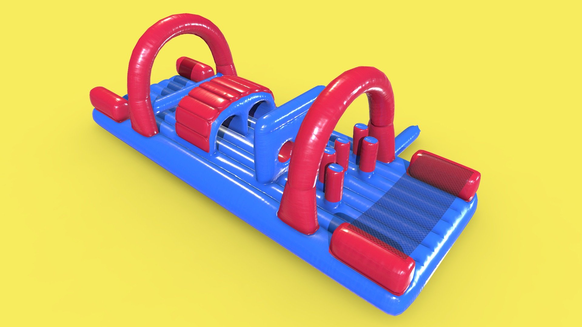 This is a 3D model of a Survival Inflatable Bouncy




Made in Blender 2.9x (Cycles Materials) and Rendering Cycles.

Main rendering made in Blender 2.9 + Cycles using some HDR Environment Textures Images for lighting which is NOT provided in the package!

What does this package include?




3D Modeling of an Inflatable for kids large size

2K and 4K Textures (Base Color, Normal Map, Roughness, Ambient Occlusion) 

Important notes




File format included - (Blend, FBX, OBJ, MTL)

Texture size -  2K and 4K 

Uvs non - overlapping

Polygon: Quads

Centered at 0,0,0

In some formats may be needed to reassign textures and add HDR Environment Textures Images for lighting.

Not lights include 

Renders preview have not post processing

No special plugin needed to open the scene.

If you like my work, please leave your comment and like, it helps me a lot to create new content.
If you have any questions or changes about colors or another thing, you can contact me at  we3domodel@gmail.com - Survival Inflatable Bouncy - Buy Royalty Free 3D model by We3Do (@we3DoModel) 3d model