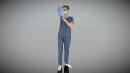 Attractive nurse putting on gloves 359 archviz, scanning, people, , nurse, photorealistic, young, realistic, science, woman, personal, beautiful, realism, gloves, peoplescan, femalecharacter, photoscan, realitycapture, photogrammetry, pbr, lowpoly, female, zbrush, highpoly, sterile, personell, scanpeople, realityscan
