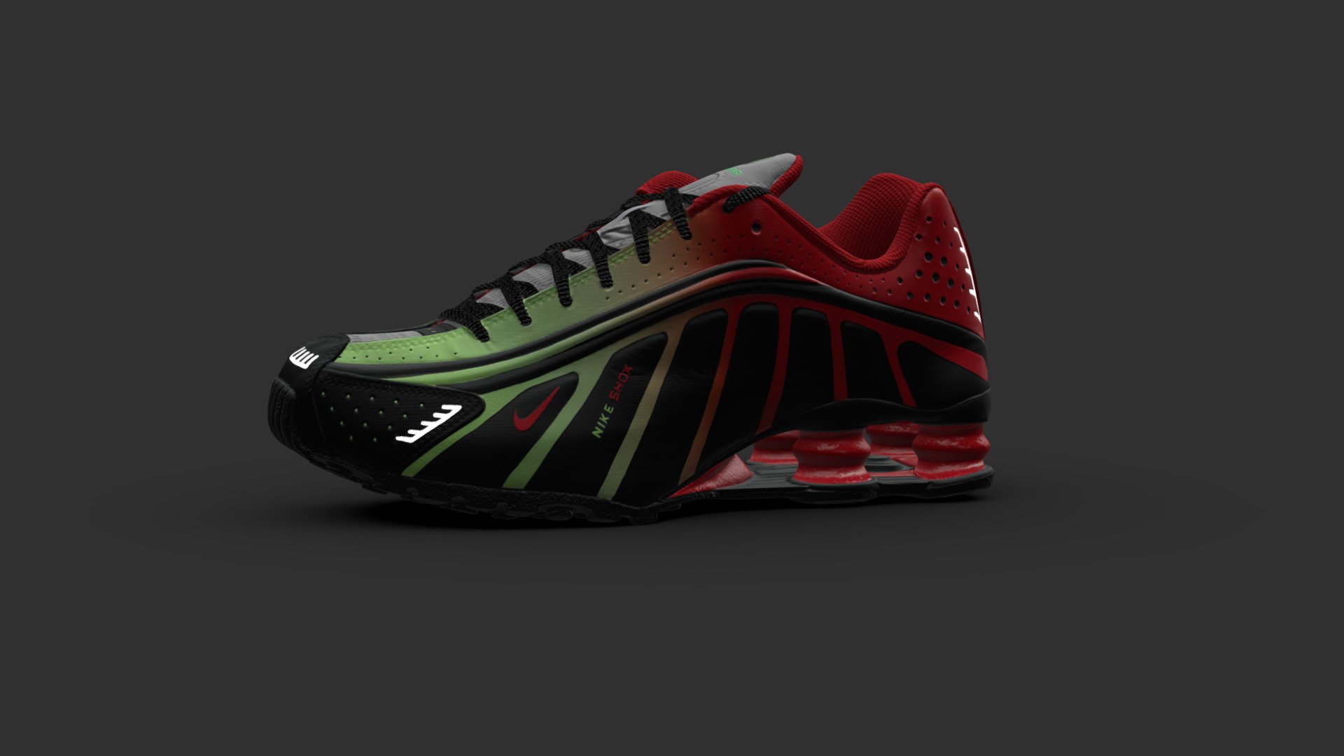 Nike Shox - Glow - 3D model by exrealGmbH 3d model