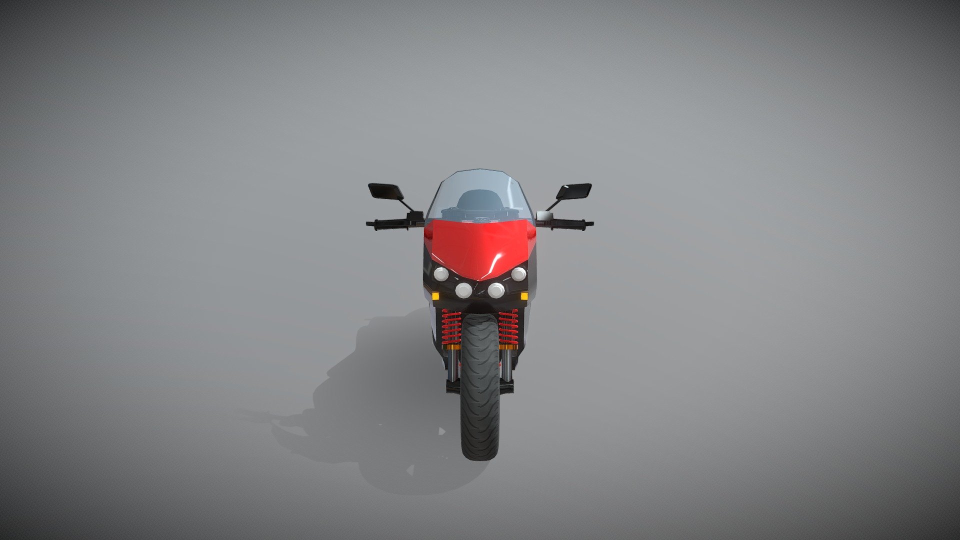 Motocicleta creada en blender para prueba con el entorno EON-XR - Moto Virtual AV5 - Download Free 3D model by Melchor_Graphs96 3d model