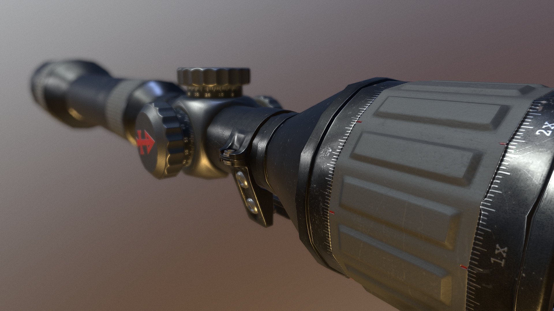 This is the scope for the Mephisto Sniper Rifle from Mutant Chronicles RPG with some tweaks of my own.
It is the Low Poly version (Polys: 4016, Tris: 7858, Verts: 4111, Texture Res 4096K) - Mephisto Scope - Mutant chronicles - 3D model by Franck (@f_dhotel) 3d model