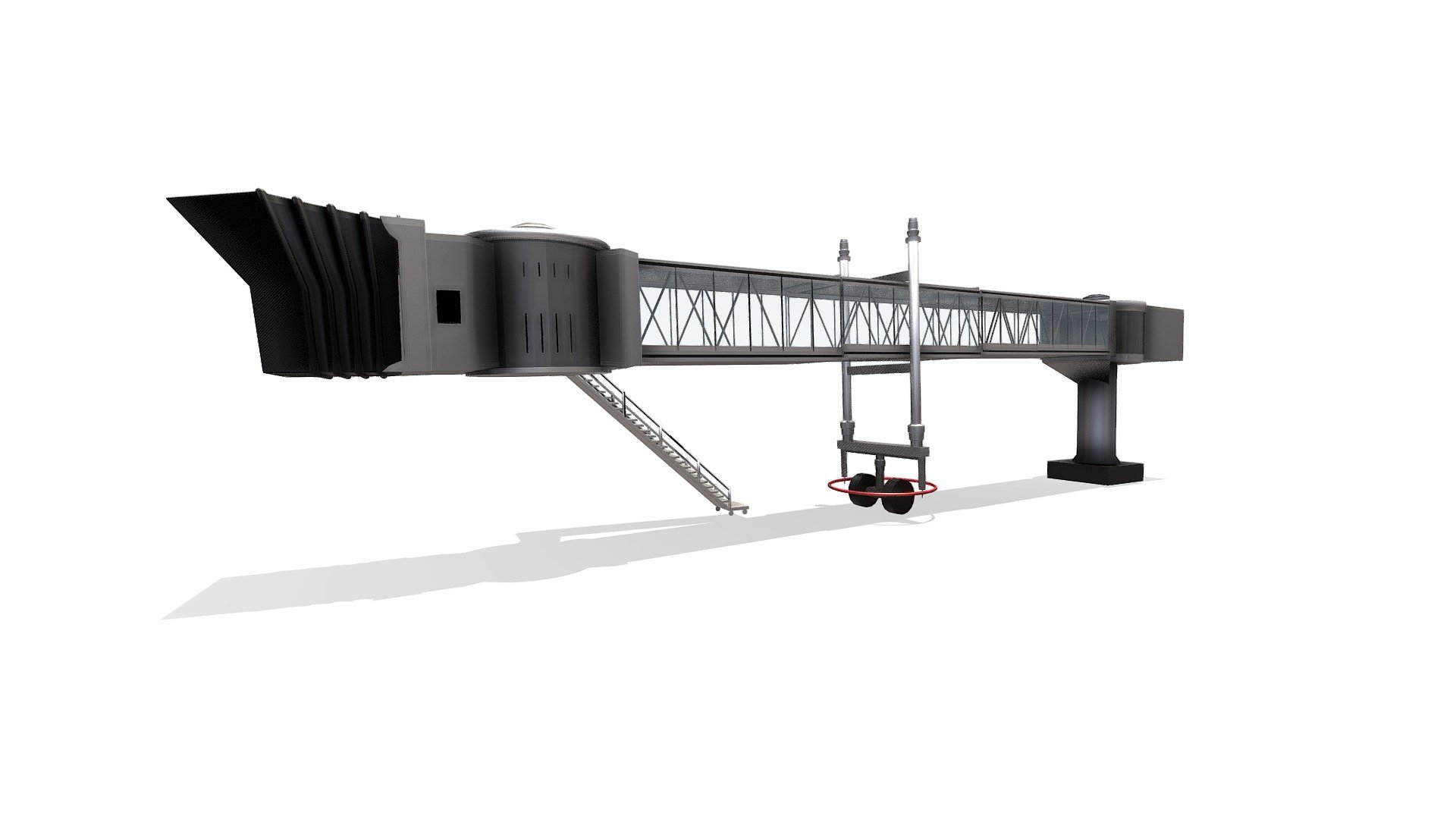 Aero Bridge - 3D model by pavanahirrao 3d model