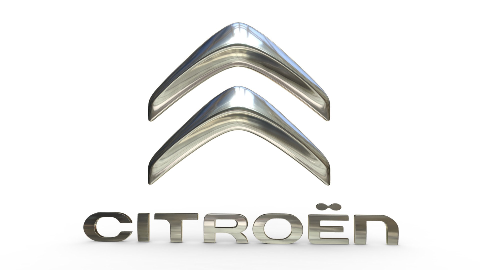 Citroen Logo - 3D model by PolyArt (@ivan2020) 3d model