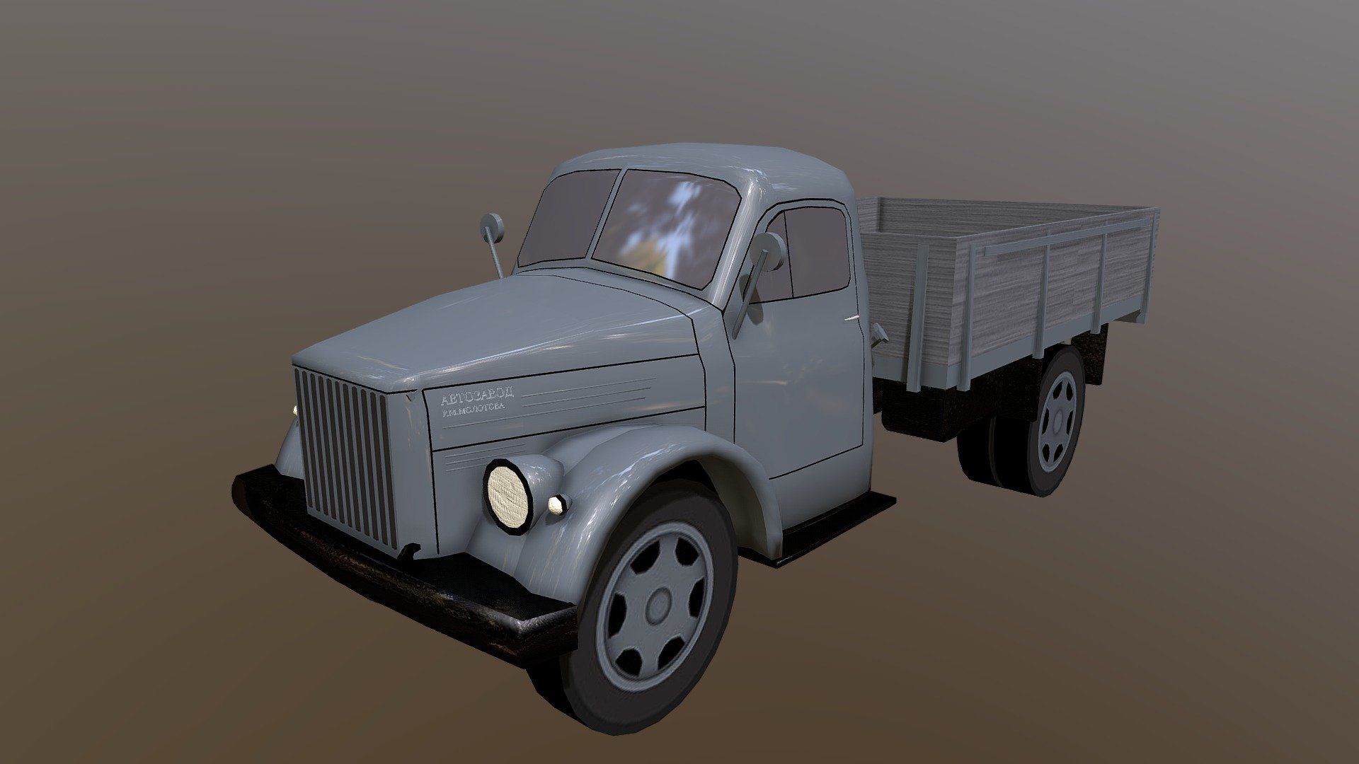 Asset for Cities Skylines. Serial production of the GAZ-51 model began in 1946. The car had a bonnet, which was originally made of wood, but eventually became all-metal. Very soon it became the most massive truck in the USSR, its assembly was also organized at enterprises in Odessa and Irkutsk. Many cars were exported to countries in Asia, Africa, Eastern Europe, and Finland. Licensed car production began in China (Yuejin NJ130), DPRK (Sungri-58) and Poland (Lublin-51) - The Soviet model GAZ-51 of 1946-1975 - 3D model by cr_monroe (@cr.monroe) 3d model