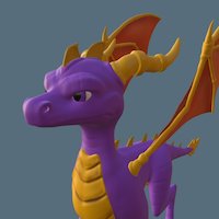 Spyro sculpt, spyro, zbrush, dragon