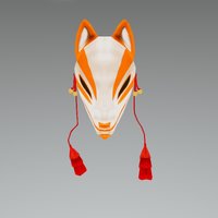 Kitsune Mask mask, kitsune, japanese