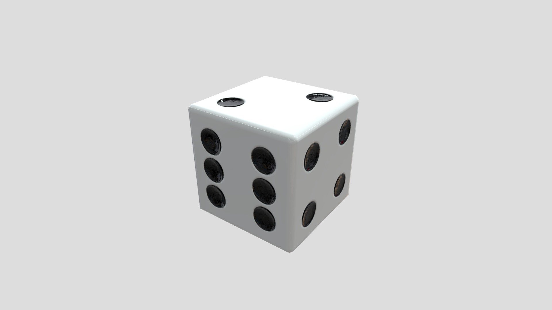 Roll the dice traveler, try your luck.
Before you the historically correct numbering of the faces. Cube - A common die. The sum of the numbers on opposite faces is 7.

These wonderful bones are only 44 polygons.
Game Ready model with excellent detail.
5 textures in a box.
2k and 512 resolution textures .
One of the models of the set 

Included mesh:
Lowpoly
Highpoly

2k resolution textures include:
Albedo
Height
AO
Metallic
Normal
Roughness

Included files:
Dice_d6.stl (printable)
Dice_d6.blend
Dice_d6.fbx
Dice_d6.obj
Dice_d6.mtl

Polygons - 44 Vertices - 24
If you have any personal wishes about the model, you can contact me by:
e-mail: lerrmar@mail.ru
Instagram: @lerrmar
You can also leave your wishes in the comments 3d model