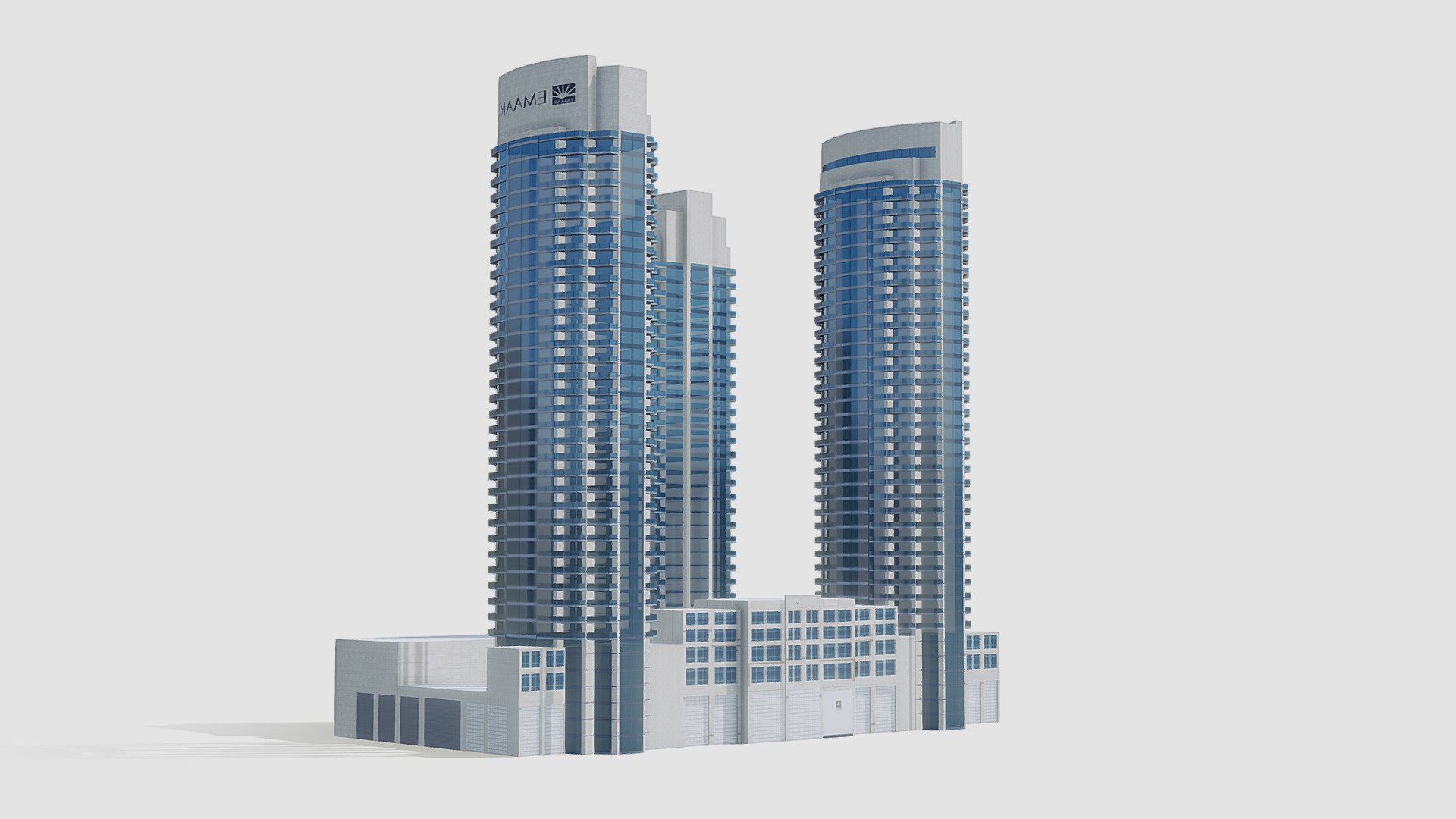 The Lofts Towers - Dubai - Buy Royalty Free 3D model by 1Quad (@Nzr.3d) 3d model