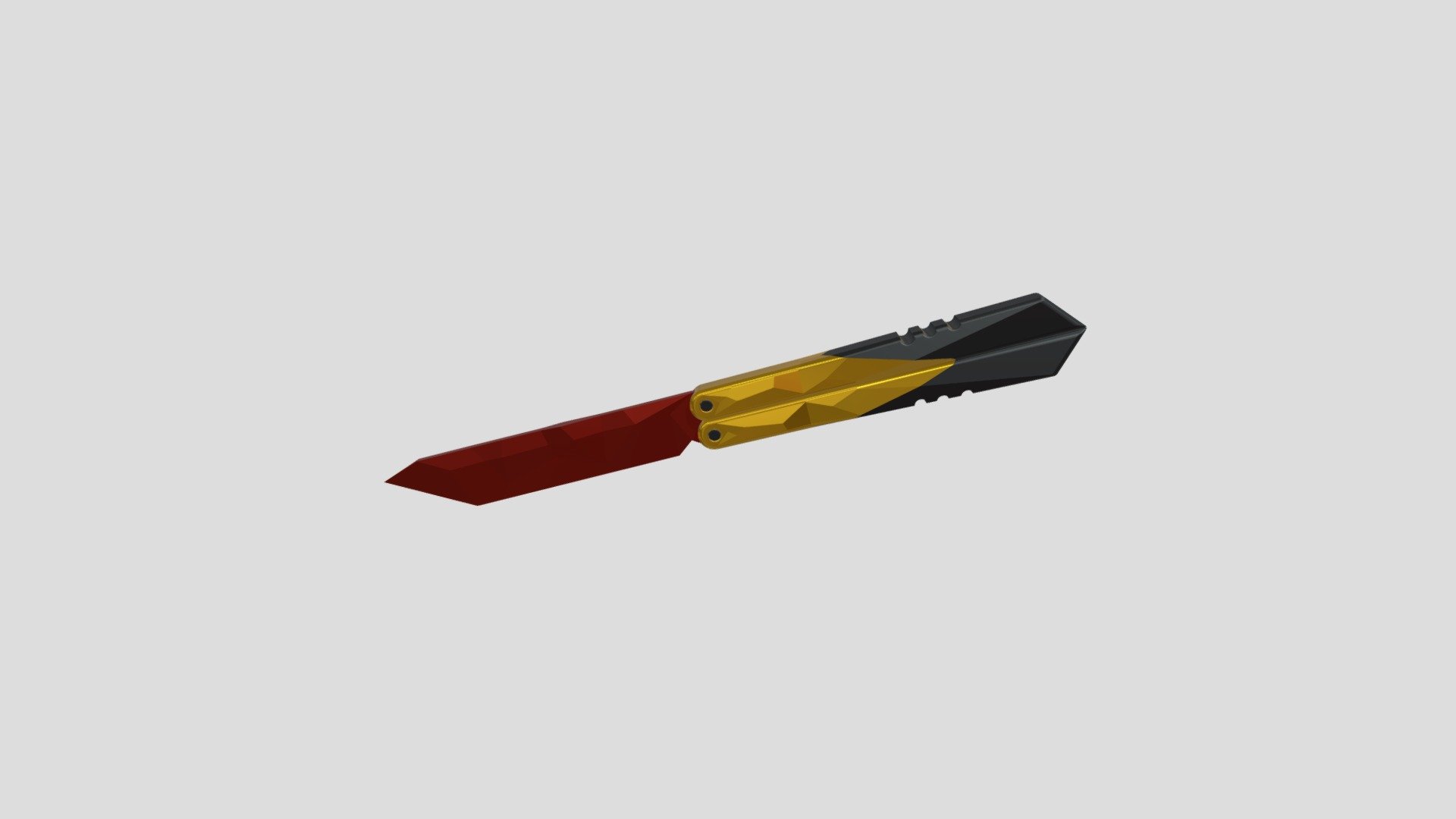 This is Valorant Butterfly Knife Champions 2022 - Valorant Butterfly Knife Champions 2022 - 3D model by Dyeee 3d model
