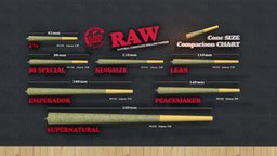 Raw Cone / Joint / Preroll Pack raw, pot, unreal, cone, pack, supernatural, joint, weed, cigarette, engine, smoke, emperador, joints, tobacco, lean, papers, marijuana, blunt, reefer, kush, smoking-paper, kingsize, spliff, preroll, pre-roll, unreal-designer