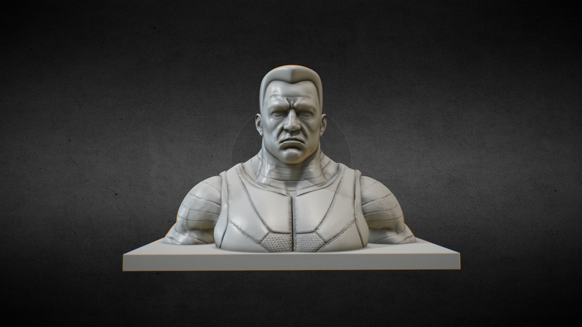 Ivan from Deadpool movie
Print as one whole piece (Print tested on grey PLA / no support needed, just a little line between chin and nose that was a clean removal) - Colossus 3D printable bust - Buy Royalty Free 3D model by diegoev 3d model