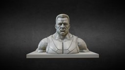Colossus 3D printable bust colossus, deadpool