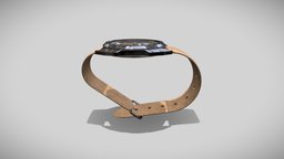 High Poly Watch (animated) time, watch, animated, clothing