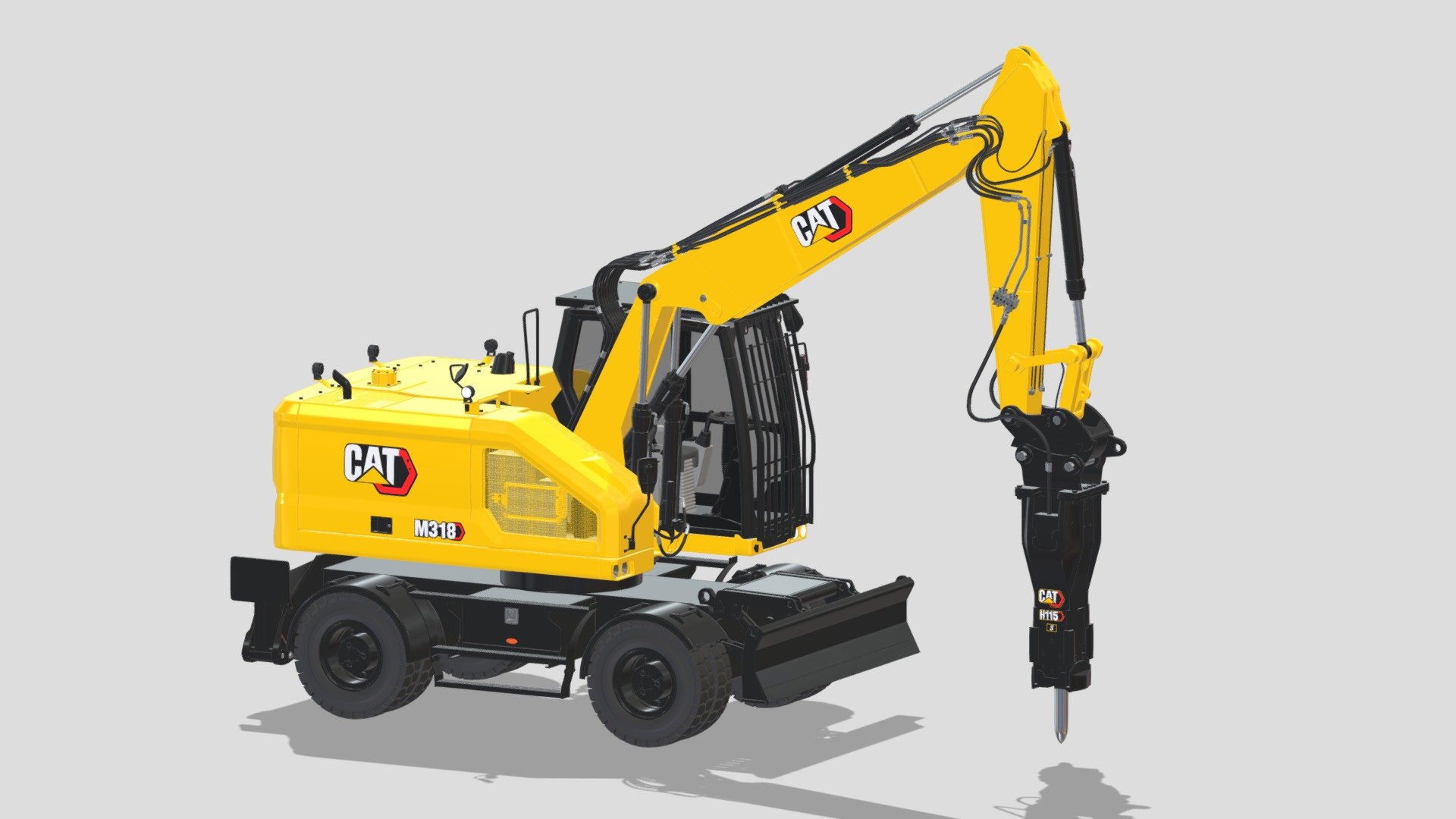 Hi, I'm Frezzy. I am leader of Cgivn studio. We are a team of talented artists working together since 2013.
If you want hire me to do 3d model please touch me at:cgivn.studio Thanks you! - CAT M318 Wheel Excavator - Buy Royalty Free 3D model by Frezzy3D 3d model