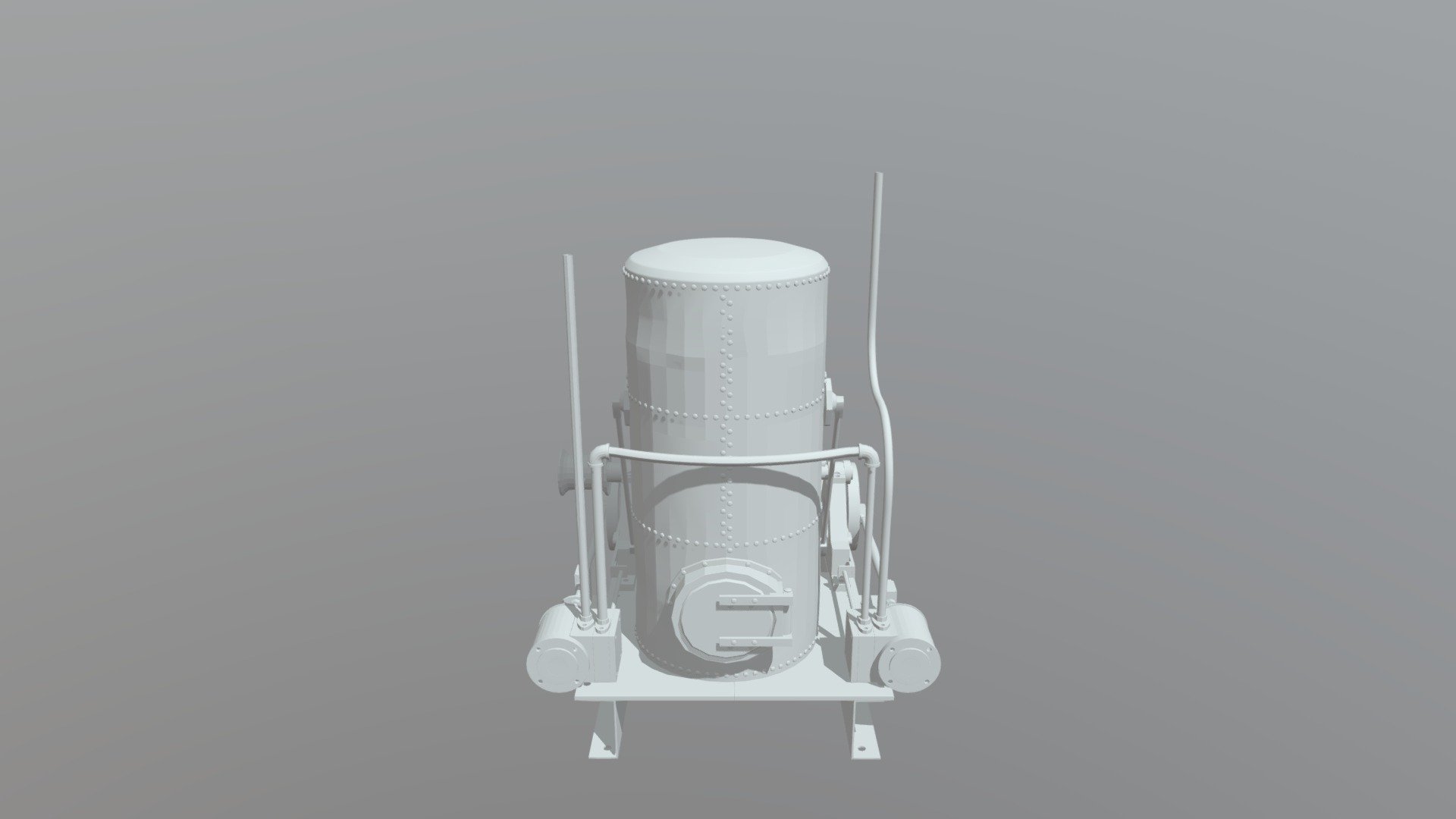 Steam Donkey 01 - 3D model by DavidGG94 3d model