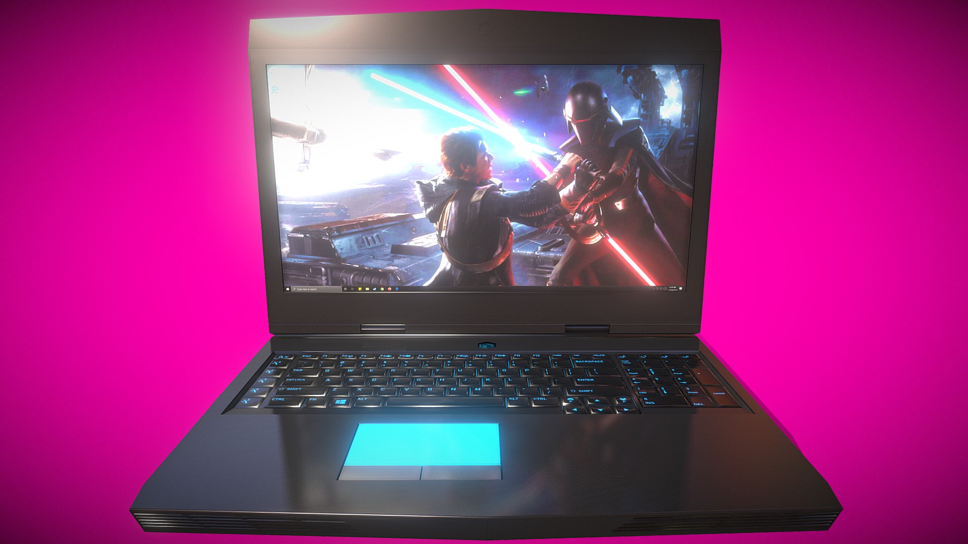 This laptop is specifically designed to meet the high-performance demands of gaming, VR, and photorealistic applications. It features a powerful processor and graphics card that can handle even the most demanding games and applications with ease. The laptop also has a high-quality display with excellent color accuracy and a fast refresh rate, making it perfect for immersive gaming and photo editing. Its sleek and portable design allows for easy transportation, making it a great choice for gamers on-the-go who need a powerful and versatile machine.

Game Ready - MWE Laptop - Buy Royalty Free 3D model by PlayTheMaster 3d model