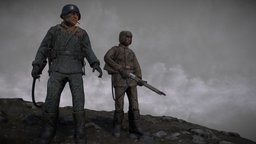 WWII soldiers: Hans and Boris