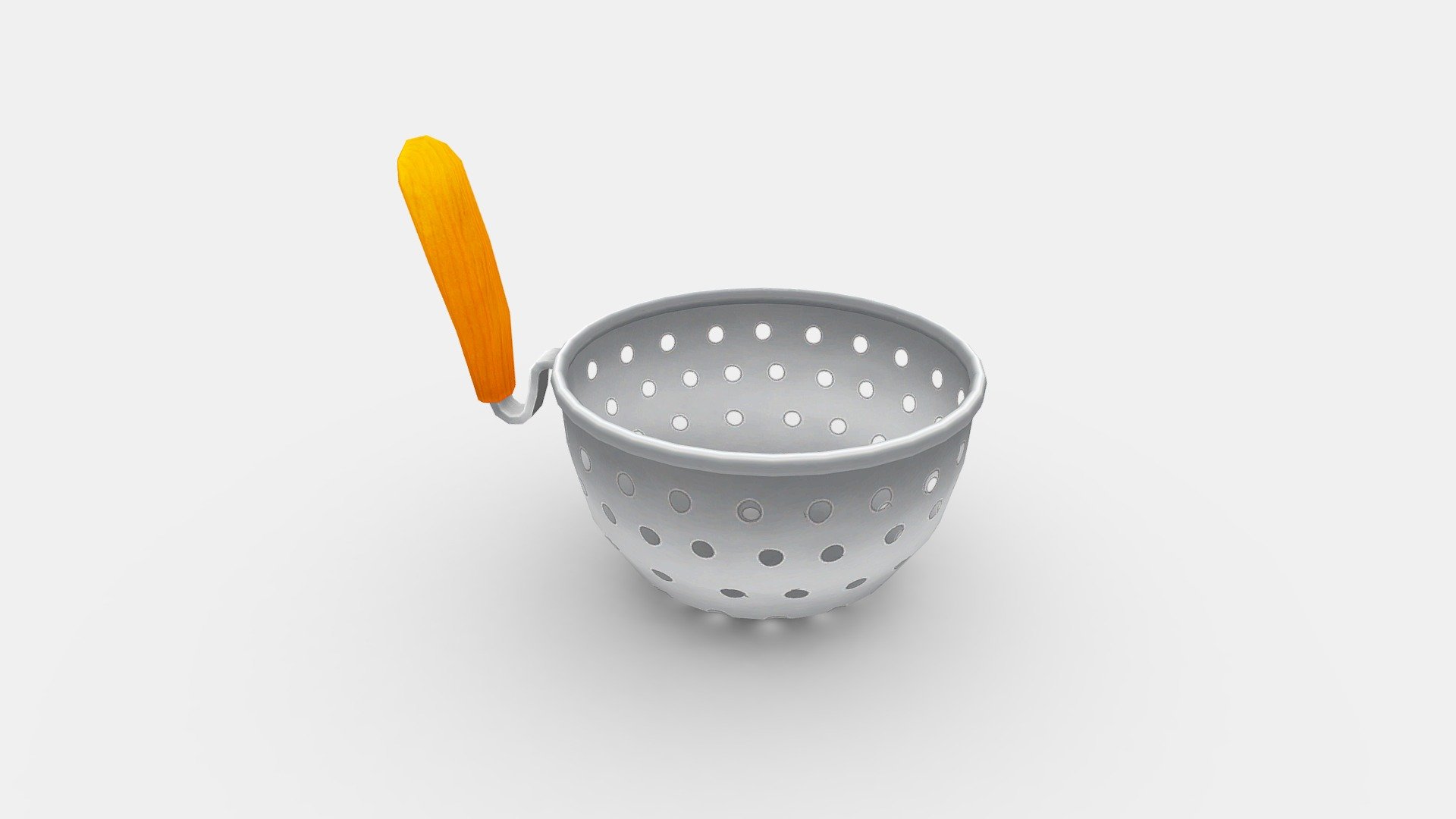 Cartoon kitchenware - colander - spoon with hole - Cartoon kitchenware - colander - spoon with hole - Buy Royalty Free 3D model by ler_cartoon (@lerrrrr) 3d model
