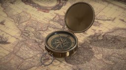 Compass compass, south, hd, prop, photorealistic, west, new, sailing, travel, north, east, realistic, navigation, orientation, asset, gameasset, editing, 2022, 3dee