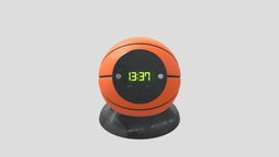 Basketball alarm clock clock, alarm