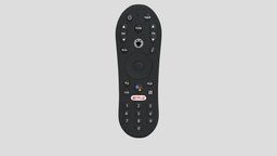 Remote tv, new, remote, television, controller, buttons, remote-control, maya3d, tvset, tv-show, newmodel, technology, black, televisionremote