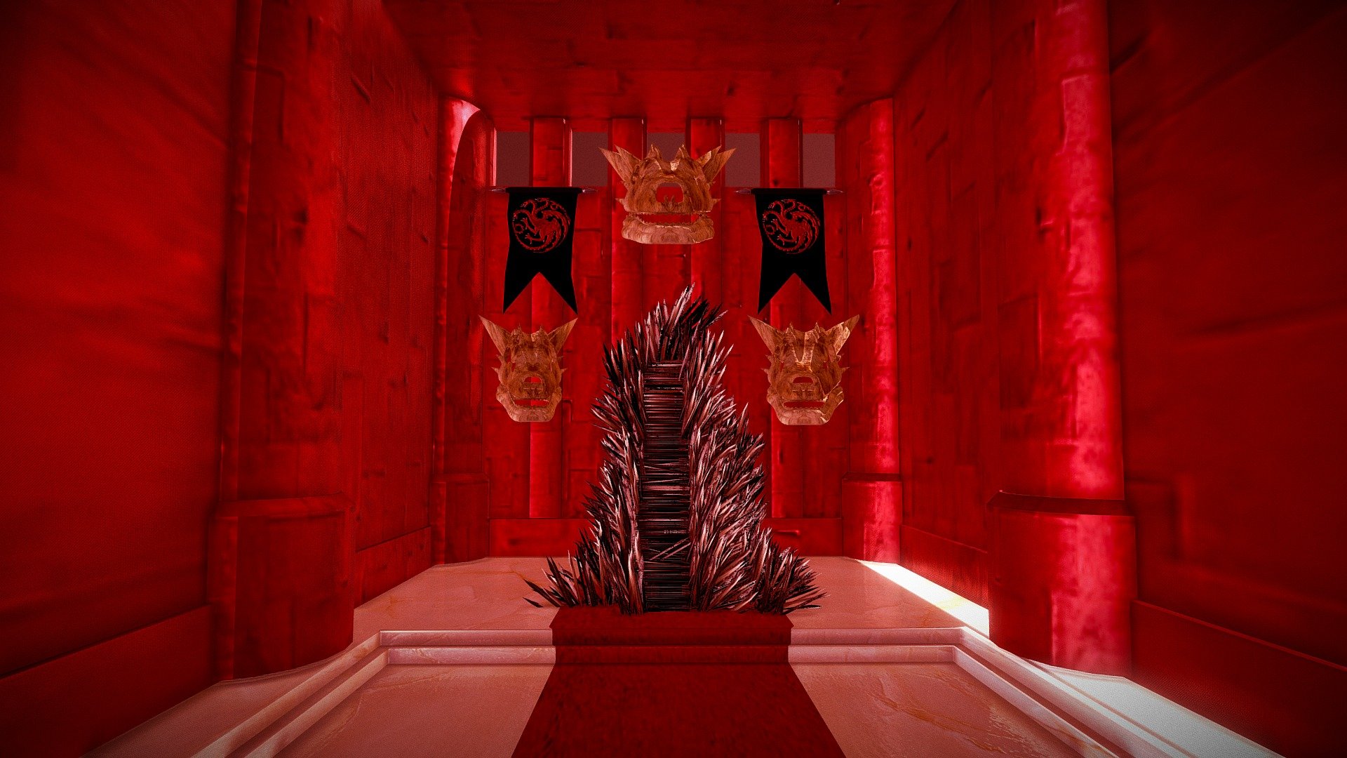 Updated 12/31/2018

The Iron Throne is the throne upon which the King of the Andals and the First Men sits, located in the Great Hall of the Red Keep in the city of King's Landing. Besides the monarchs themselves, only their Hand may sit on the Iron Throne. The Iron Throne is also a metonym referring to the monarchy that rules the Seven Kingdoms and the authority of the monarchy (e.g. &ldquo;rebellion against the Iron Throne
