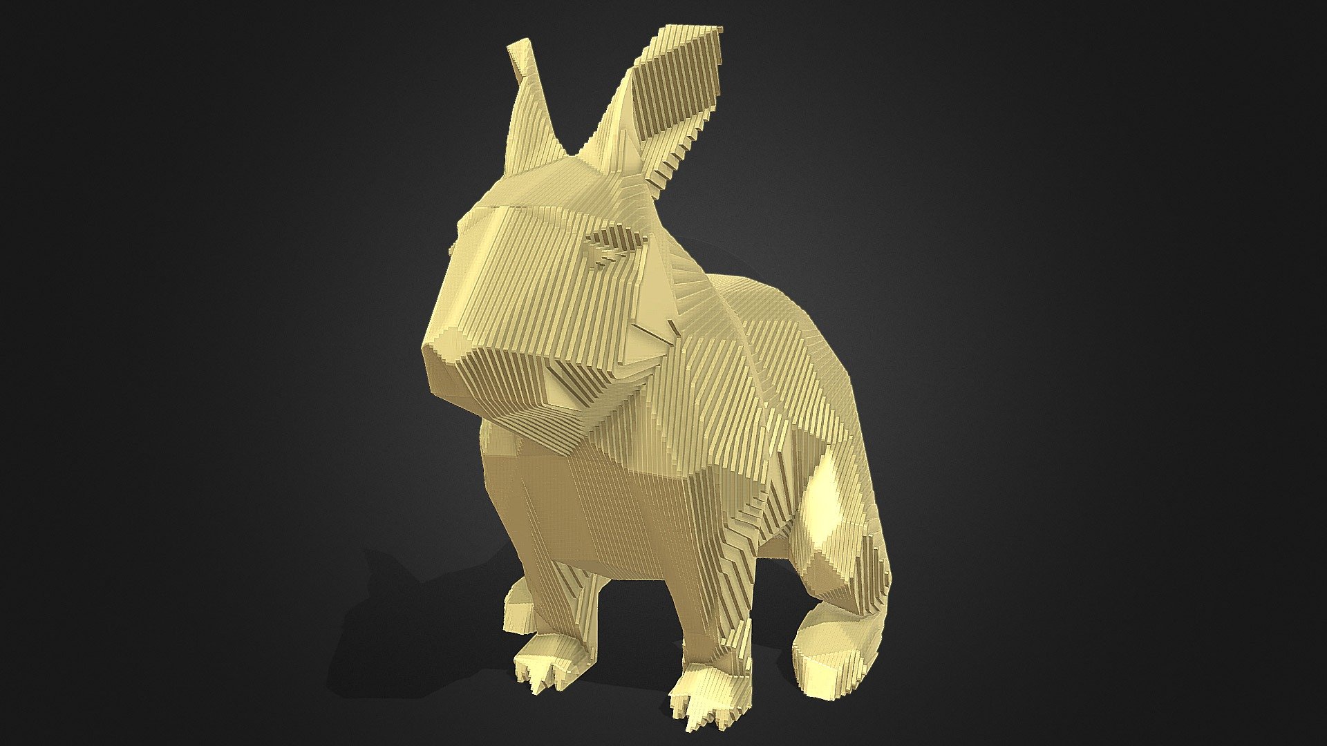 Animal 3D model with Parametric style and HDRI background, make it so cute and realistic. 

This model recommend for :


Basic modeling 
Statue
Decorate
exhabition
Toy
Game Material
visualization

Have fun  :) - Parametric Rabbit - Buy Royalty Free 3D model by Puppy3D 3d model